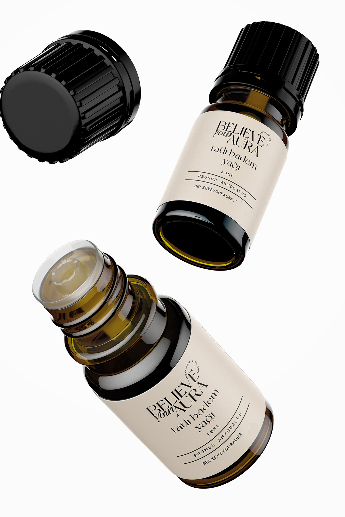 Tatlı Badem Yağı - %100 Saf ve Doğal Cilt Ve Saç Bakım Yağı - Sweet Almond Oil - 10 ml — ATYTBD — تصویر 4 از 4