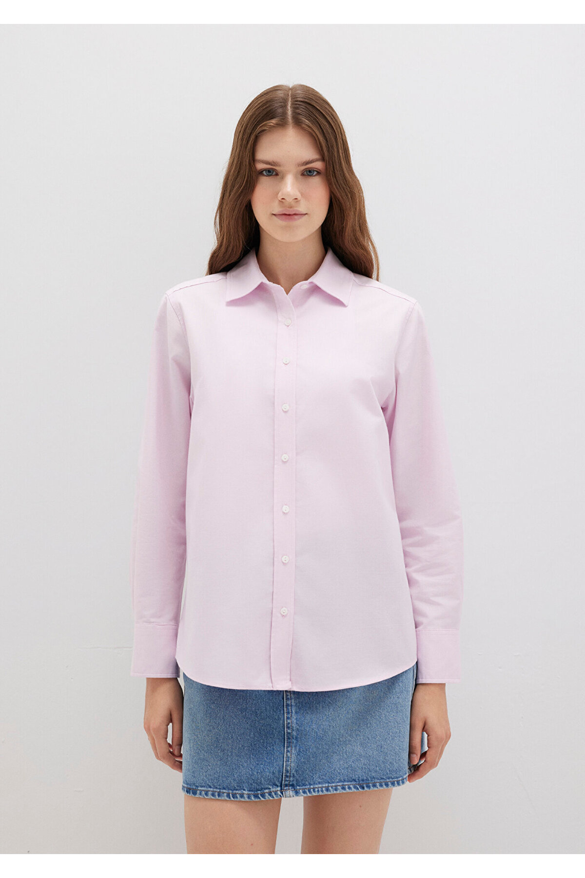Pembe Gömlek Regular Fit / Normal Kesim 1211196-90722 — صورتی p00001859 — تصویر 4 از 7