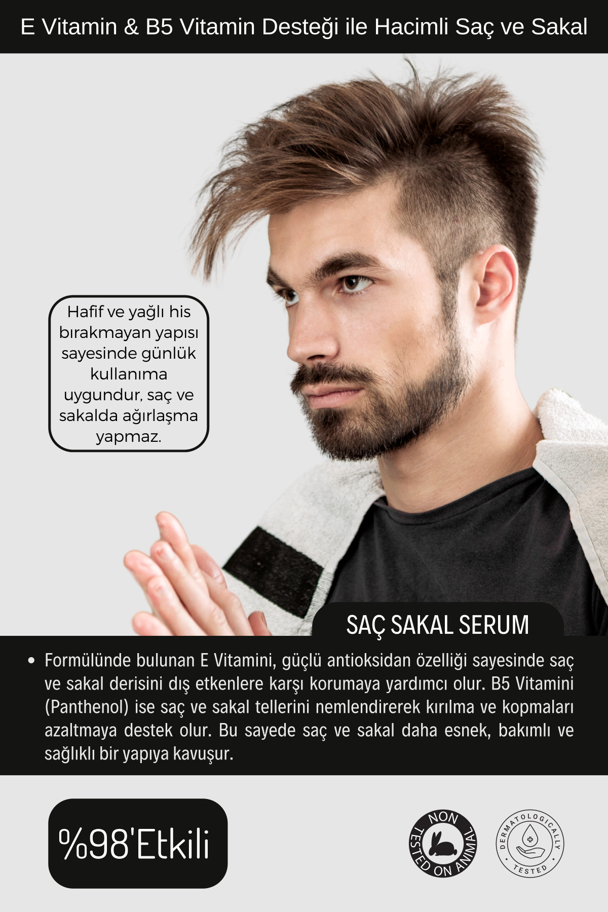 Saç– Destekli Serum 30 ml | Dökülme Karşıtı & Sıklaştırıcı — 2556731 — تصویر 2 از 6