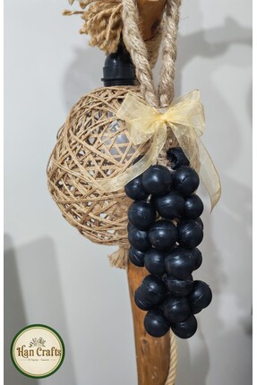 Han Crafts Dekoratif Siyah Üzüm Salkım Sabun Çikolata Kokulu