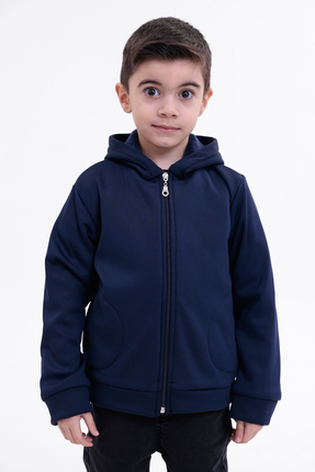 ROBA KAPŞONLU, CEPLİ, FERMUARLI, POLAR, ÇOCUK SWEAT MONT RB-650