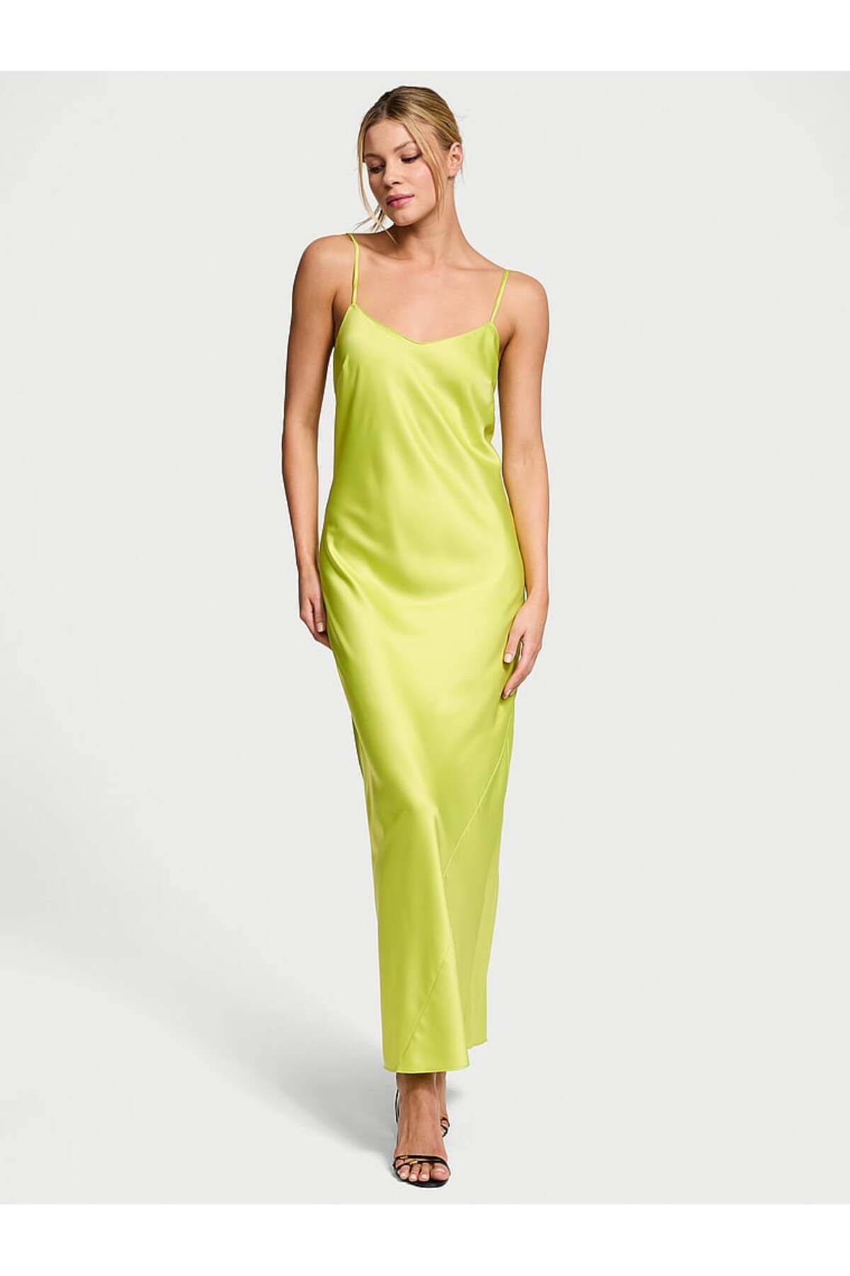 Victoria's Secret Saten Uzun Gecelik