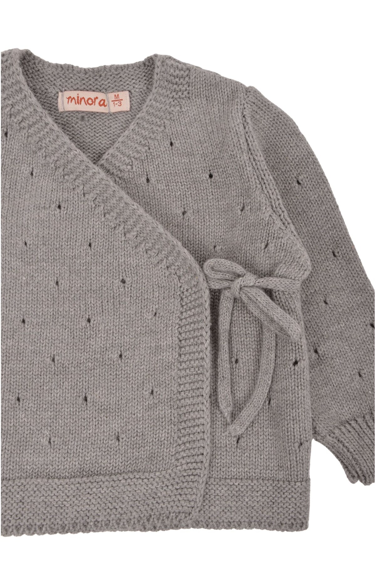 Minora Kışlık Triko Kruvaze Takım GRİ fotoğrafı 7 (önizleme)