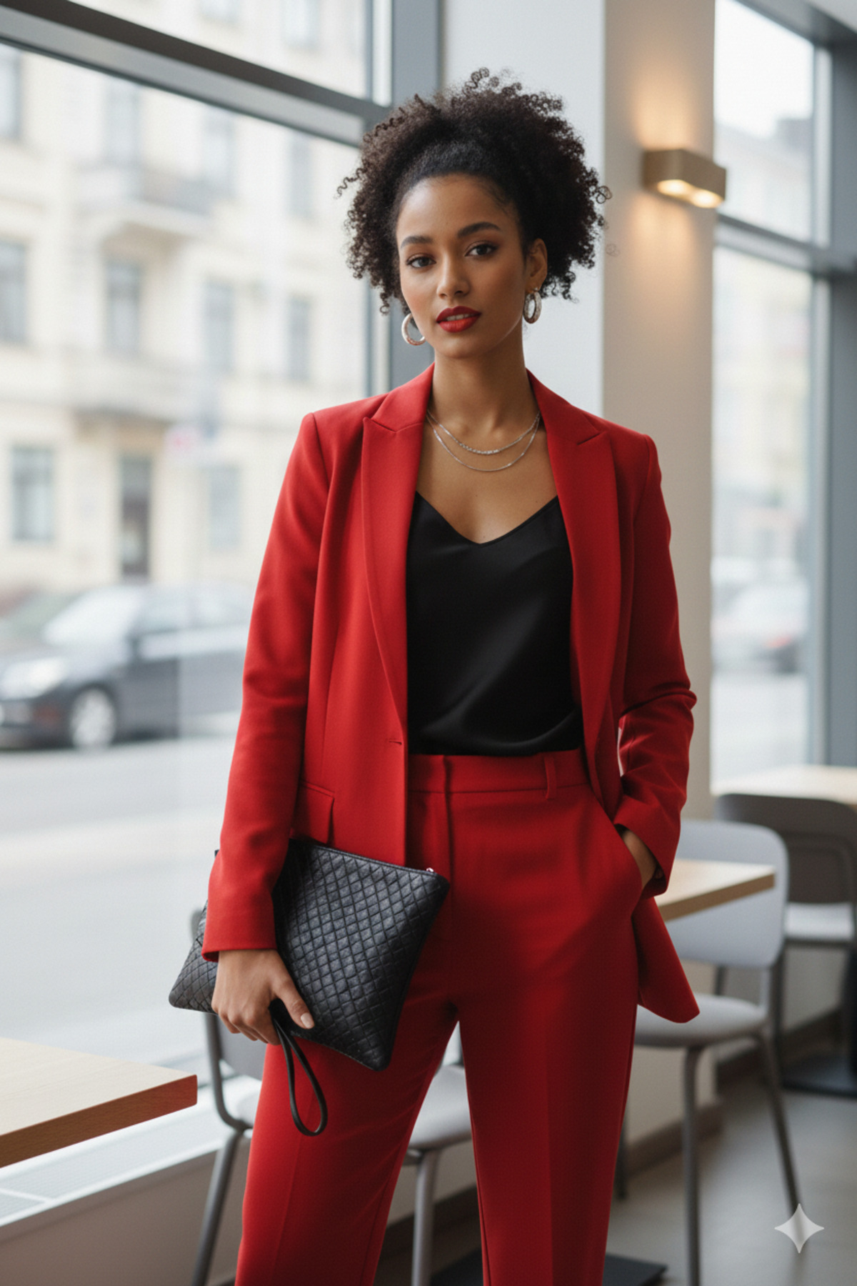 Merdiven6 Kadın Elden Tutma ve Askı Zincirli Clutch