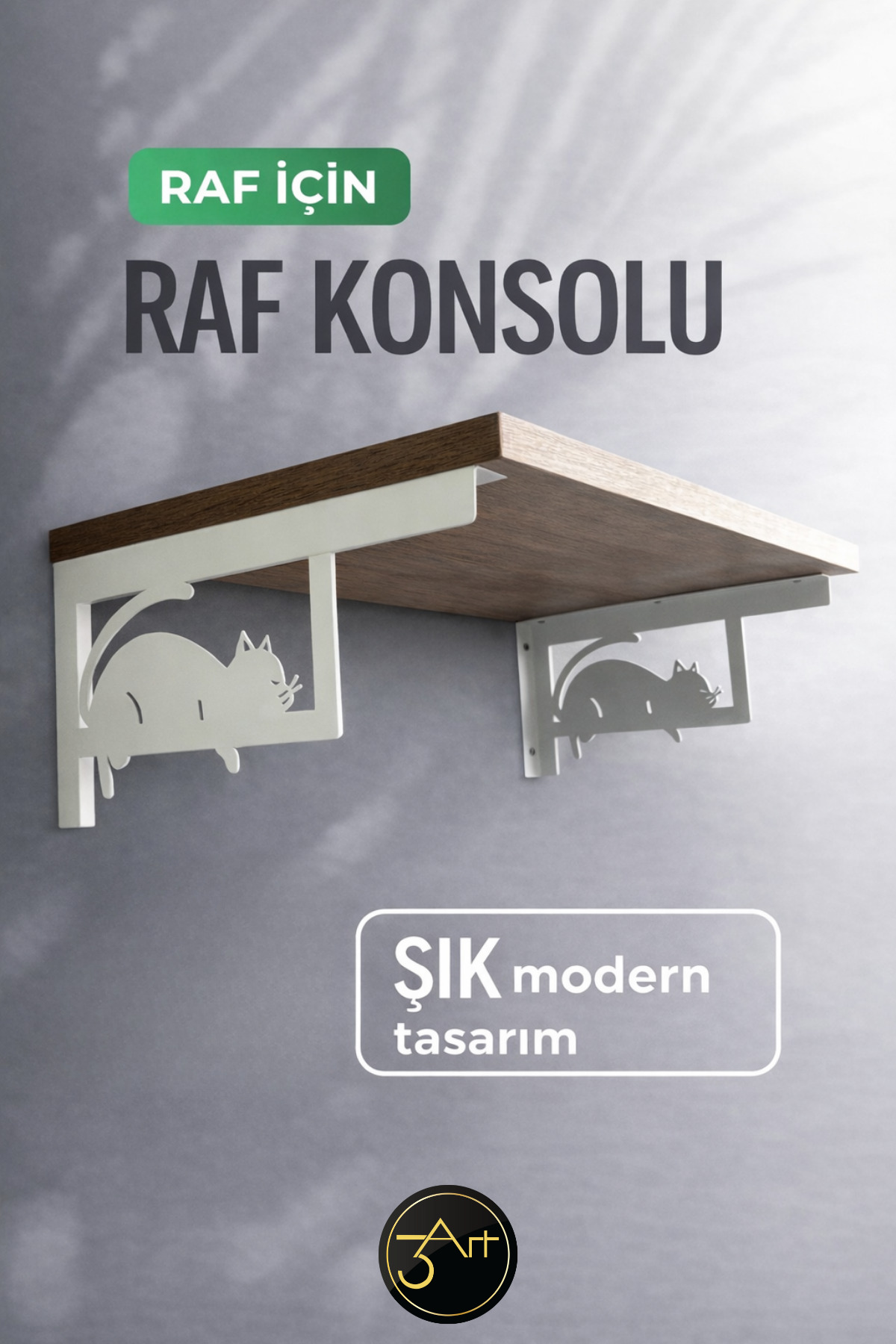 Decorative Metal Shelf Holder - Decorative - Wall Shelf Console