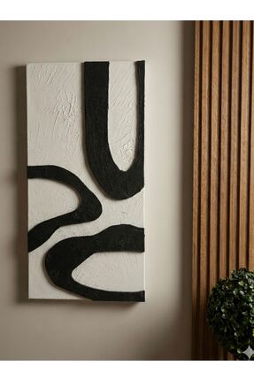 AURARTSTUDİO 3D KABARTMALI ABSTRACT SANAT TABLOSU - MİNİMALİST SALON VE OFİS ...