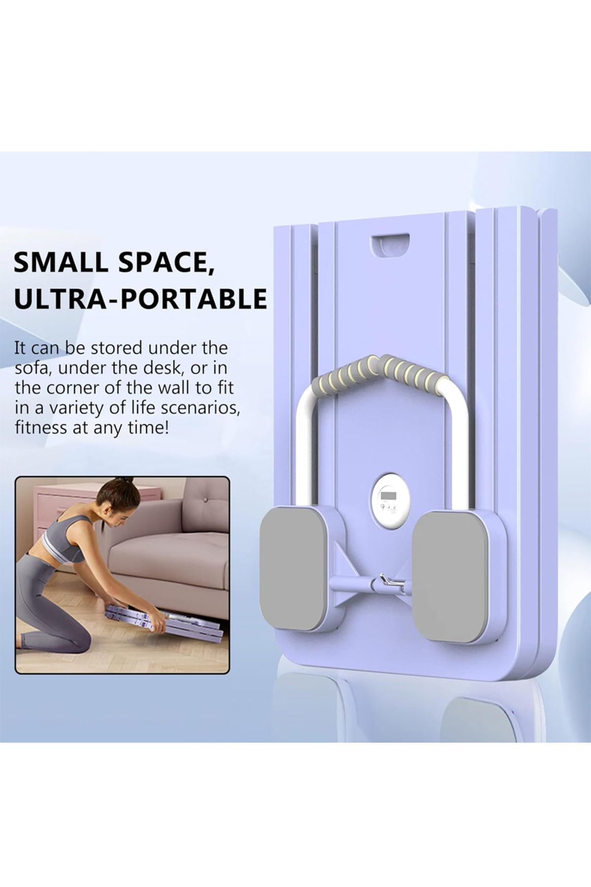 لوح تمارين متعدد الوظائف قابل للطي، جهاز بيلاتس لش...