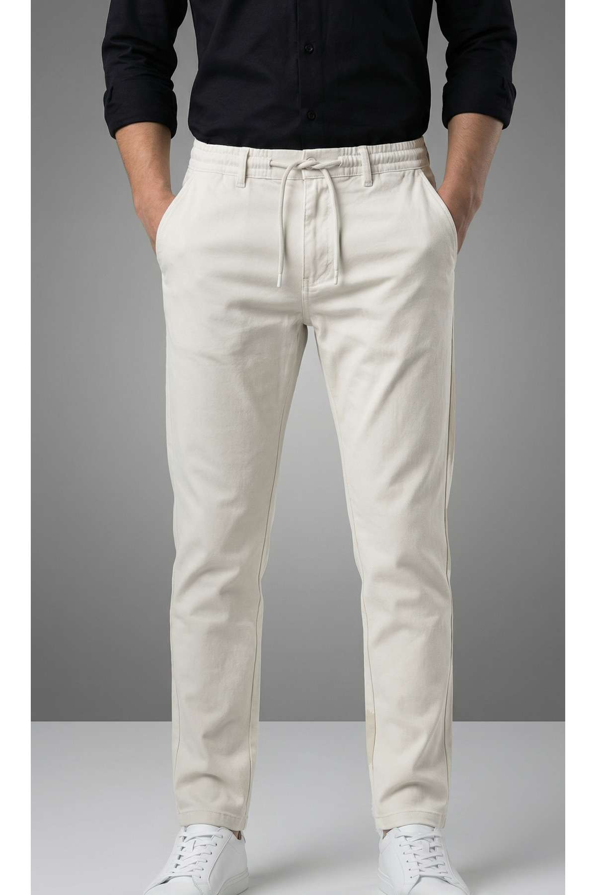 Slim Fit Jogger Pantolon — بژ TYC61Y54ON170791838827771