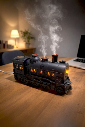 Kitchen Life Tren AromaTerapi Hava Nemlendirici Kumandalı Led Işıklı - Buhar ...