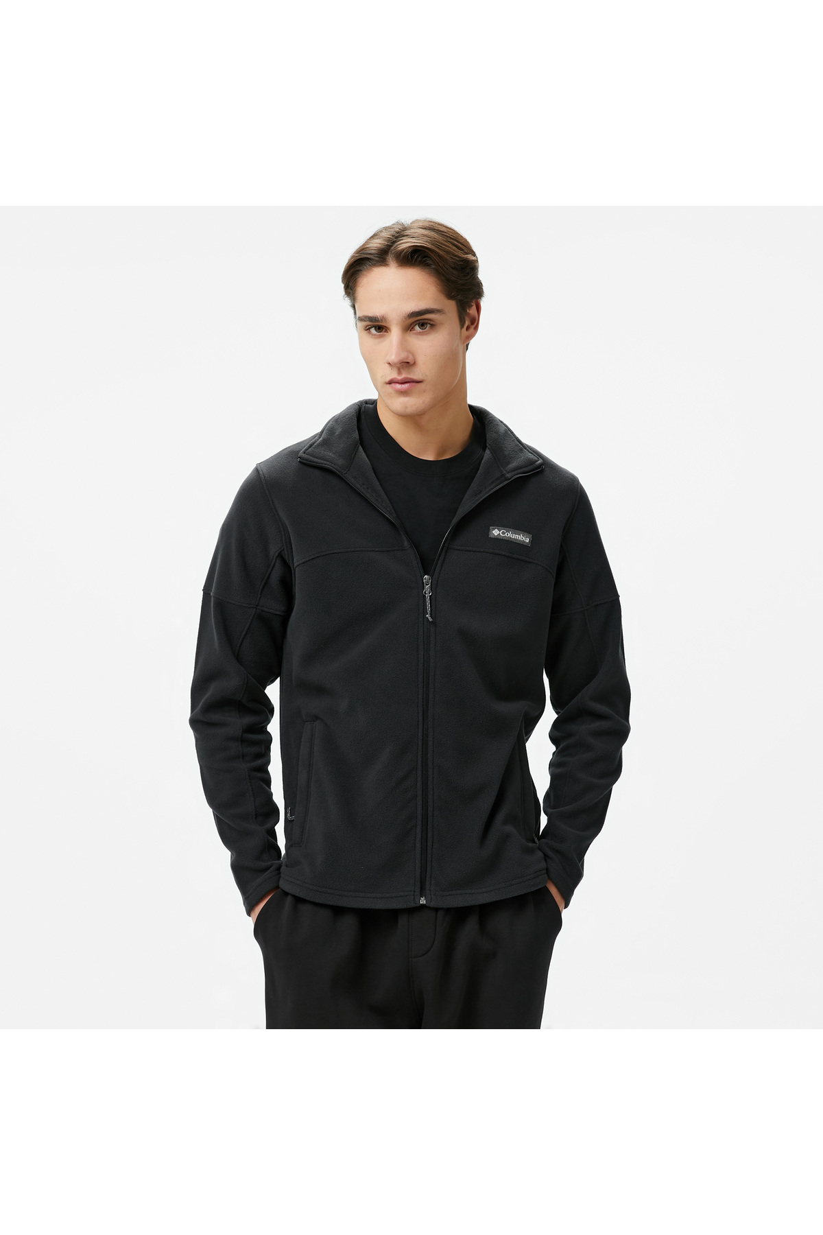 کلمبیا کاپشن مشکی مردانه Basin Trail Full Zip