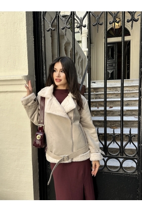 Beliza Beyaz Lina Ceket