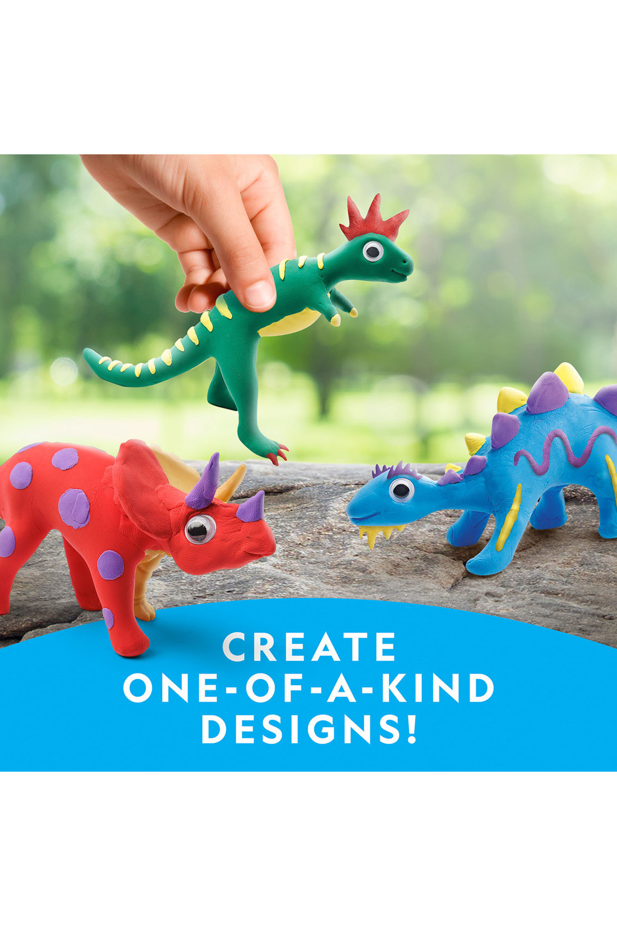 کیت مدل‌سازی دایناسور با گل رس