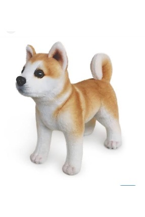 charmerprincesses AKİTA PELUŞ KÖPEK 25 CM GERÇEKÇİ AKİTA KÖPEK PELUŞ OYUNCAK ...