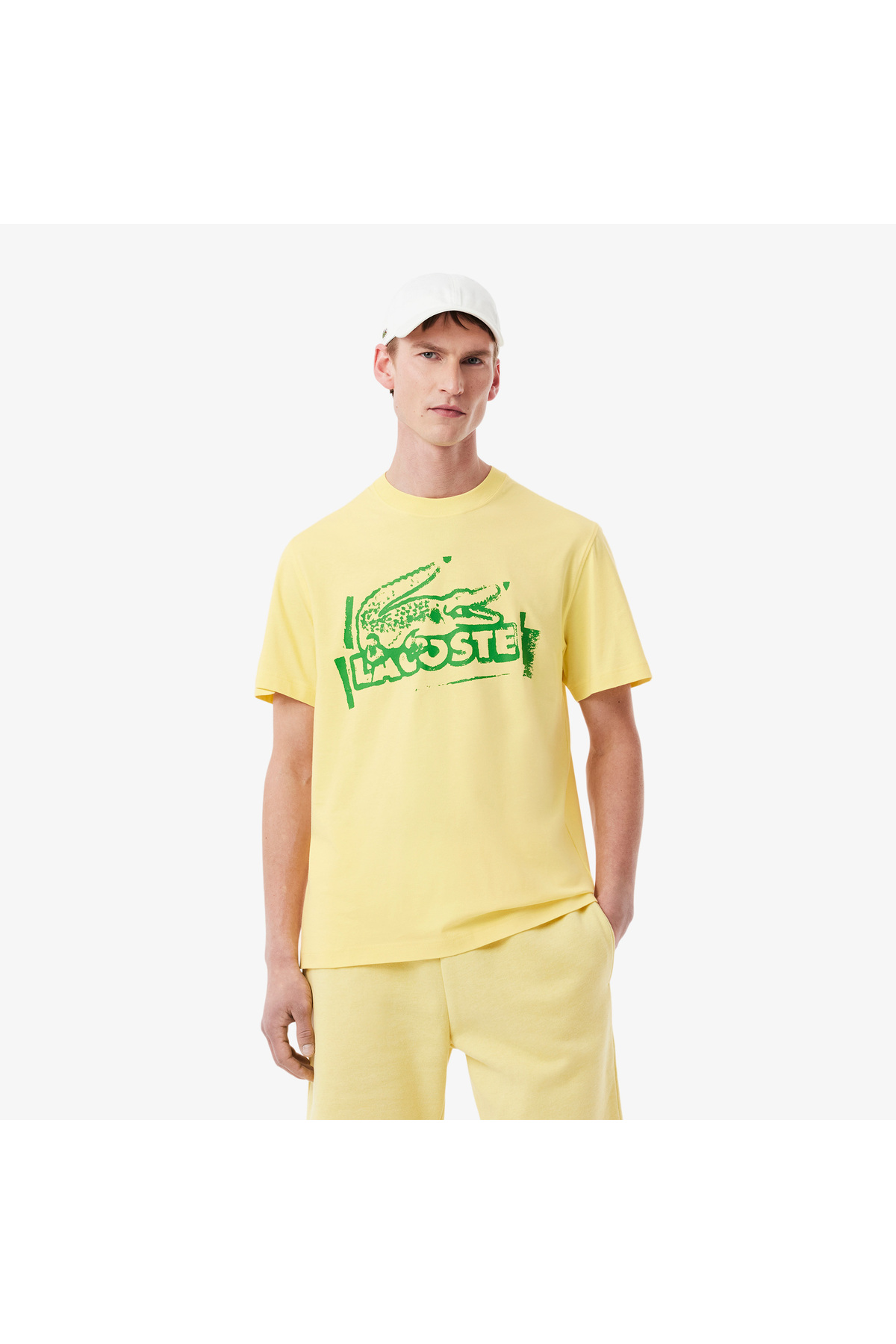 تیشرتمردانهLacosteزرد