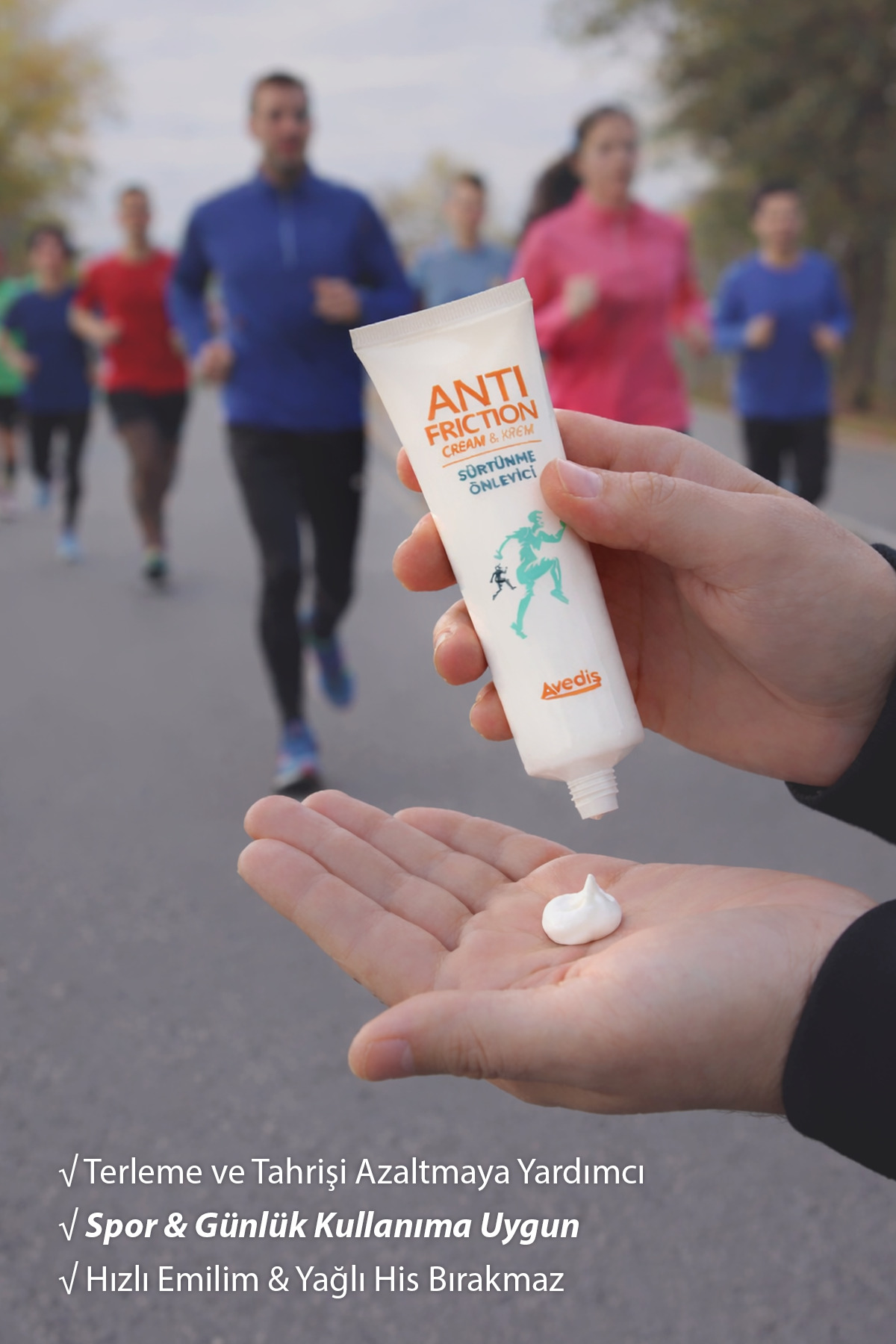 Sürtünme Önleyici Krem – 100 ml Spor ve Günlük Kullanım — Avedis34 — تصویر 3 از 6