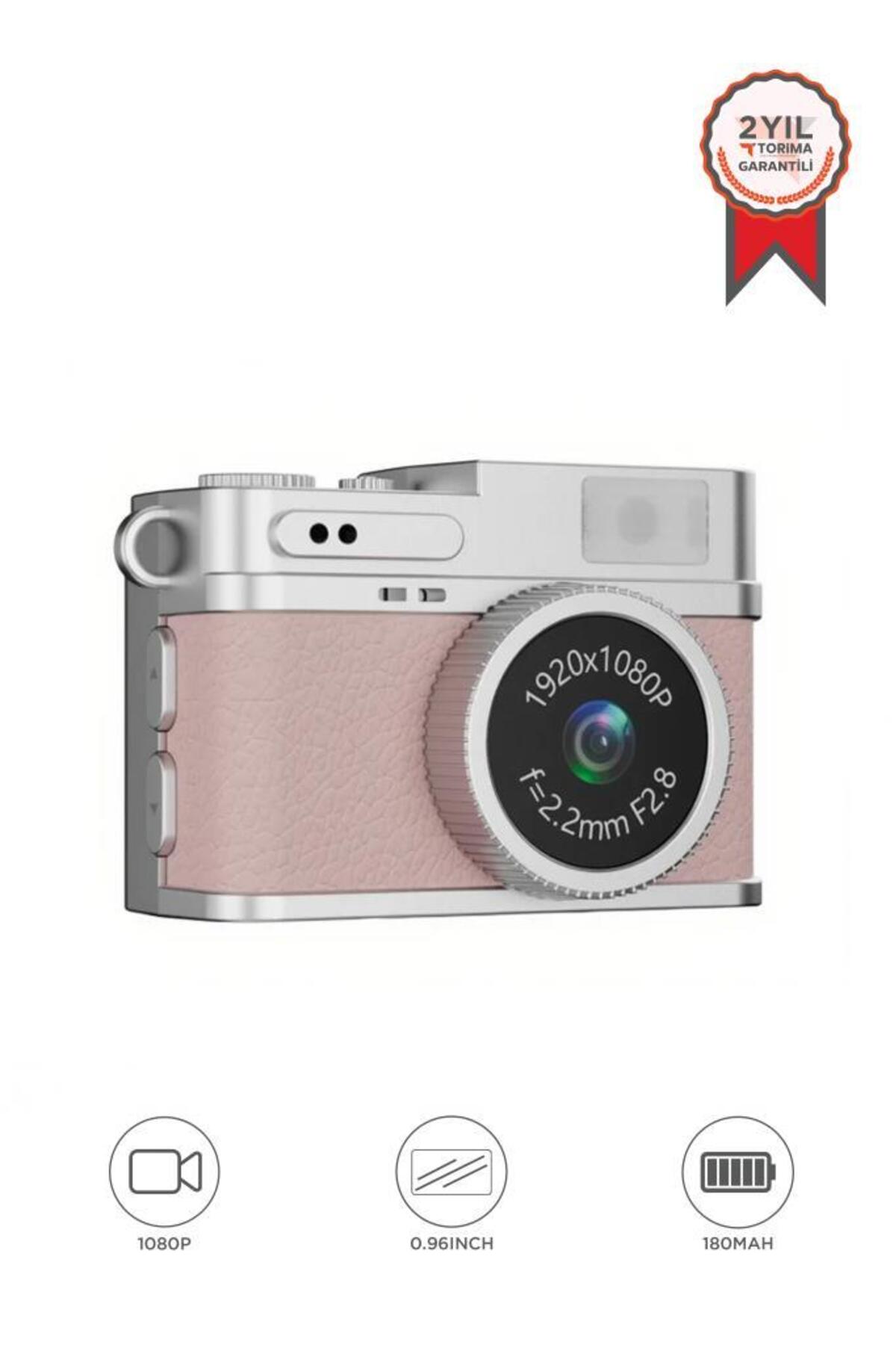 Torima Dijital Fotoğraf Makineleri Video Kamera Mini Anahtarlık 1080P CMR35 Pudra