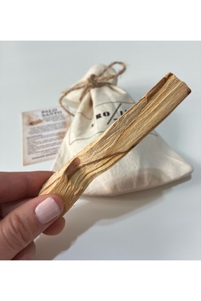 AUROLİN Palo Santo 20 gr Ağaç Tütsü Keten Kese ile