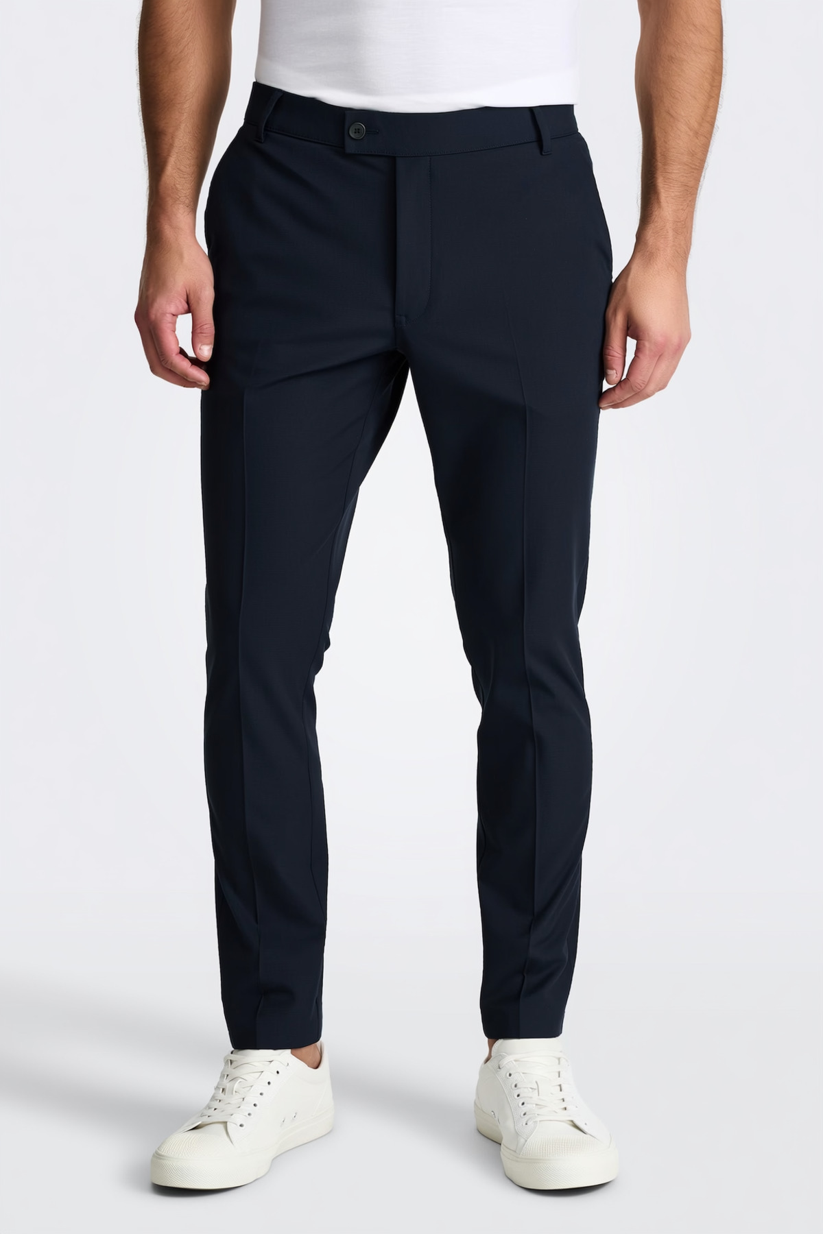 viyamen  Erkek Şık ve Rahat Kumaş Pantolon – Siyah - Görsel 8