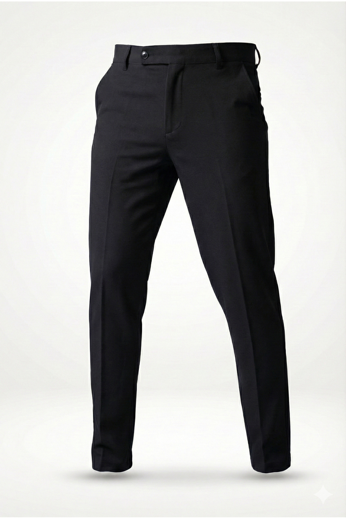 viyamen  Erkek Şık ve Rahat Kumaş Pantolon – Siyah - Görsel 7