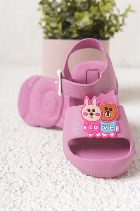 Rexven Erkek/Kız Çocuk Kaydırmaz Tabanlı Hayvan Figürlü Günlük Rahat Yazlık E...