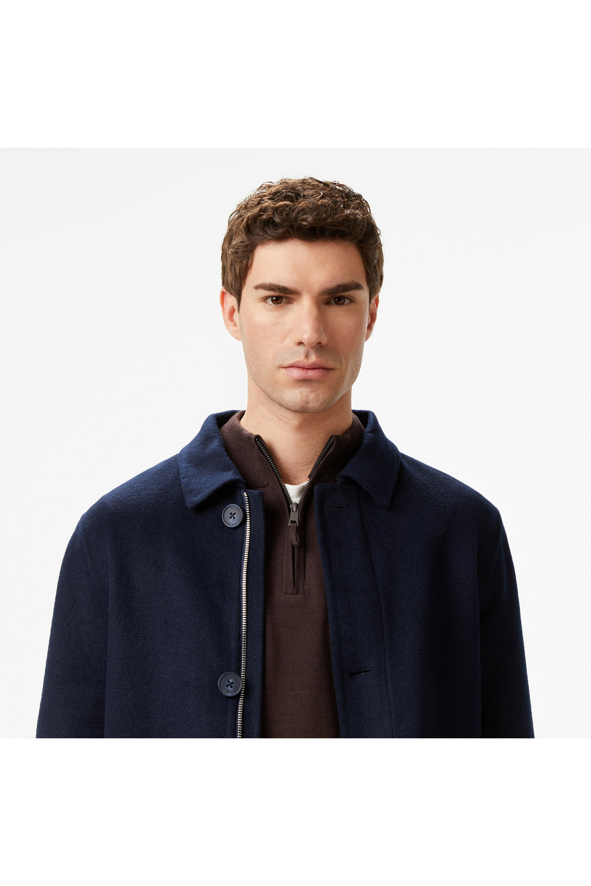 Nautica Erkek Lacivert Regular Fit Kaşe Ceket görsel 4