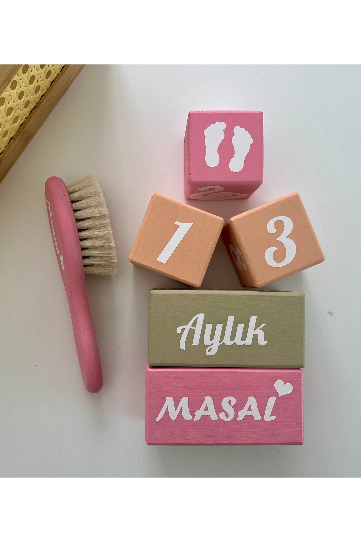Bebek Anı küpü bebek çekim dekorasyon set