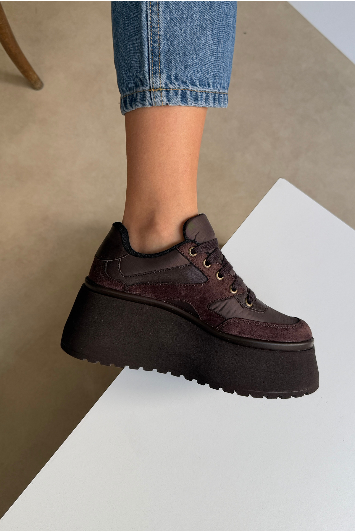 Mupa Shoes Kadın Spor Ayakkabı ACI KAHVE görsel 3
