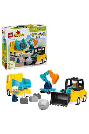 LEGO DUPLO Kasabası 3ü 1 Arada İnşaat Araçları 10475