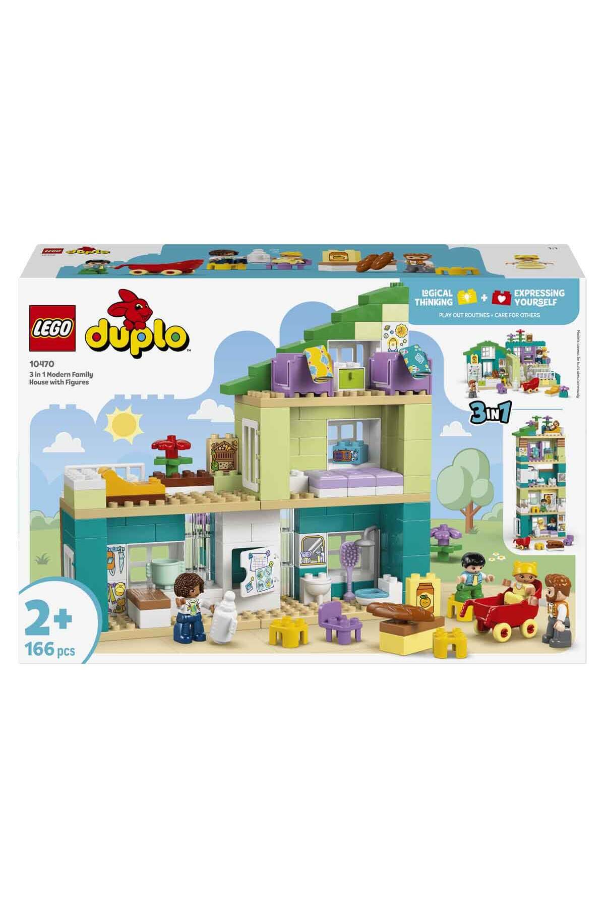 LEGO DUPLO Kasabası 3ü 1 Arada Figürlü Modern Aile Evi 10470 fotoğrafı 3 (önizleme)