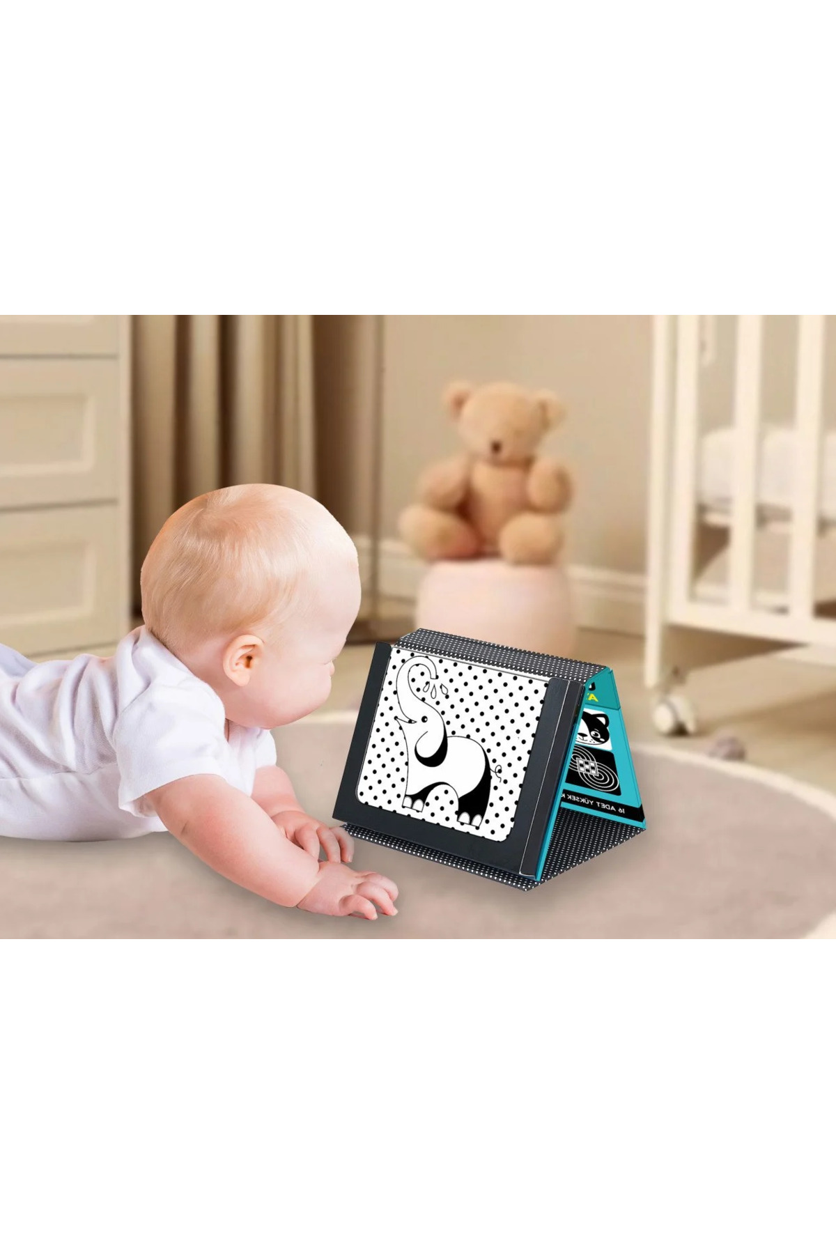 Diytoy Tummy Time ve İlk Zeka Kartları 2'li Eğitici Set fotoğrafı 5 (önizleme)