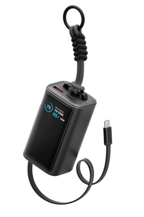 Energea ComPac Arc 45 Dijital Göstergeli 10.000 mAh Dahili Type-C Kablolu 45W...