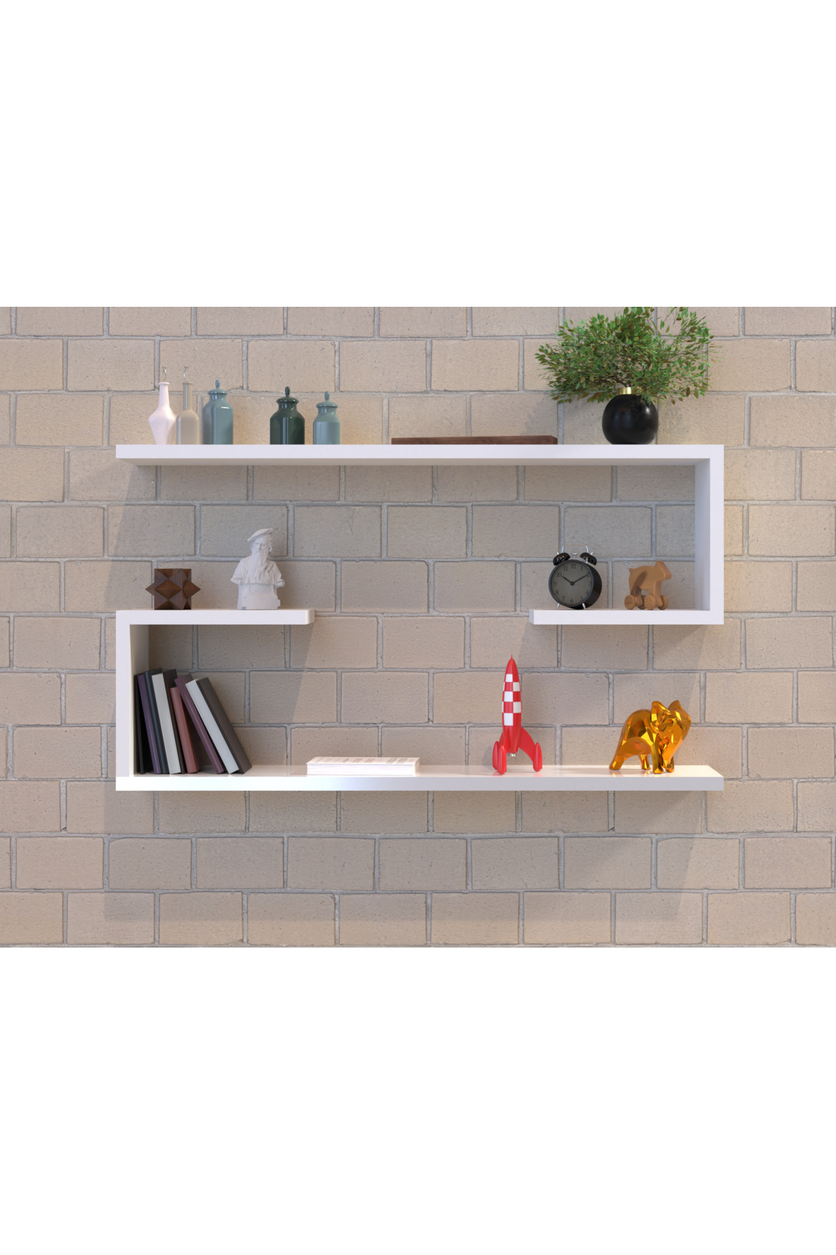 Dekorasyon Vagonu DRM 006 DÜZ DUVAR RAFI - Fiyatı, Yorumları