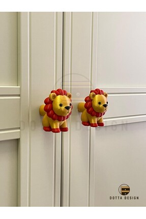 Dotta Design Çocuk Odası Kulpları - Aslan Kulp (Tekli)