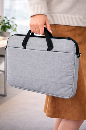 MINTDSGN Urban Daily Macbook 13-14-15 Inç Organizer Siyah Unisex El, Omuz, Bi...