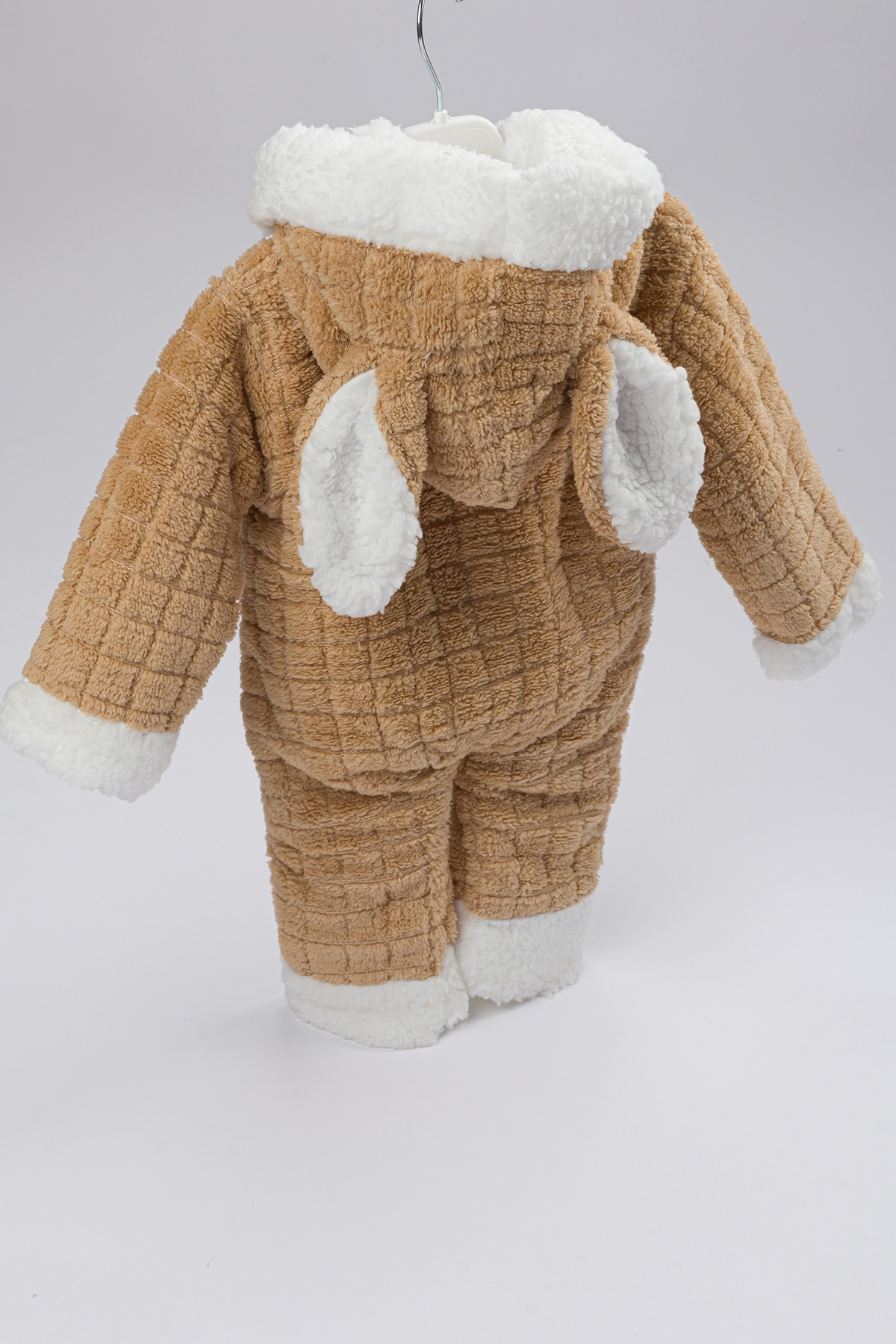 Lui Baby Polarlı Kapüşonlu Welsoft Tavşan Kulaklı Bebek Tulum fotoğrafı 6 (önizleme)