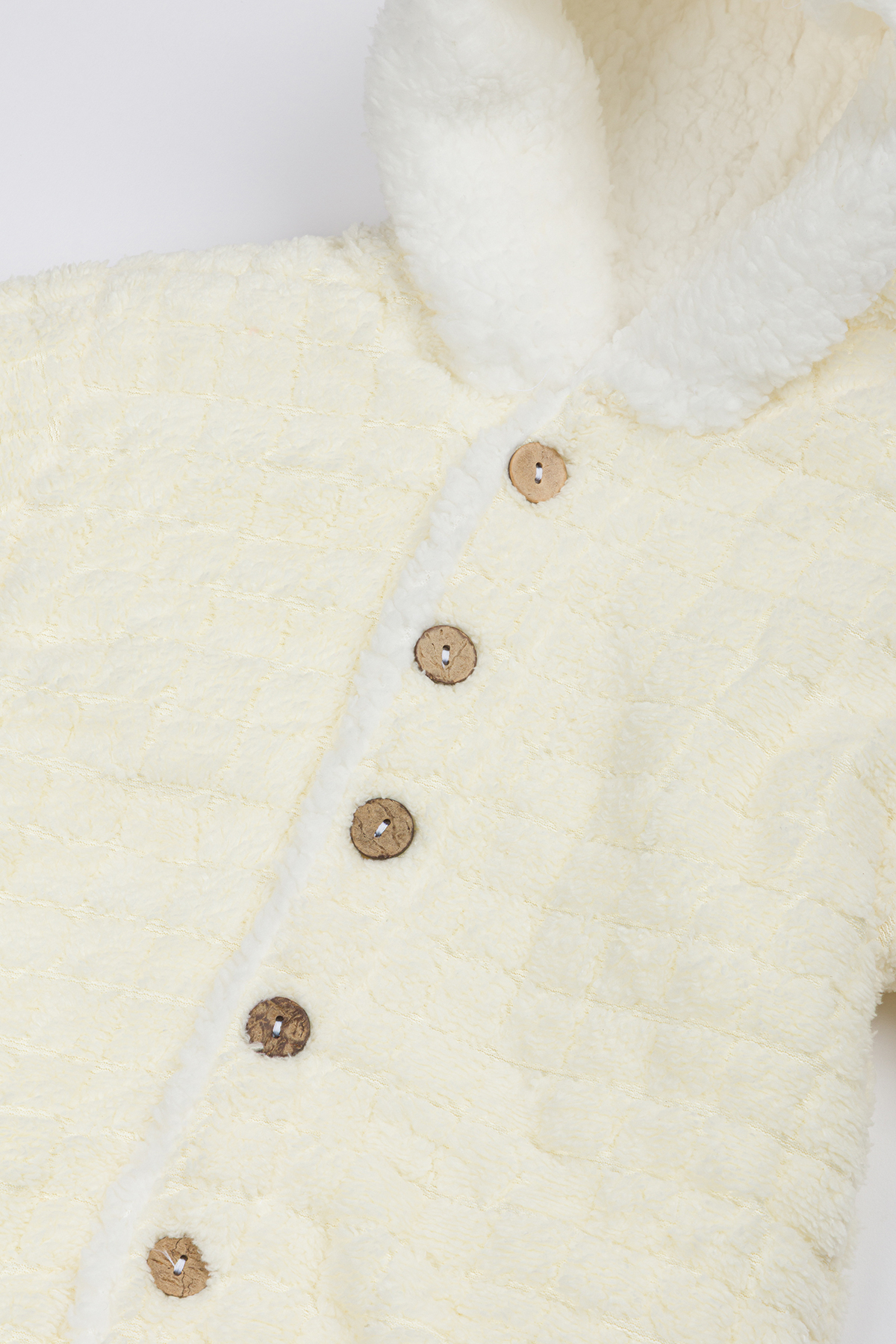 Lui Baby Polarlı Kapüşonlu Welsoft Tavşan Kulaklı Bebek Tulum fotoğrafı 5 (önizleme)