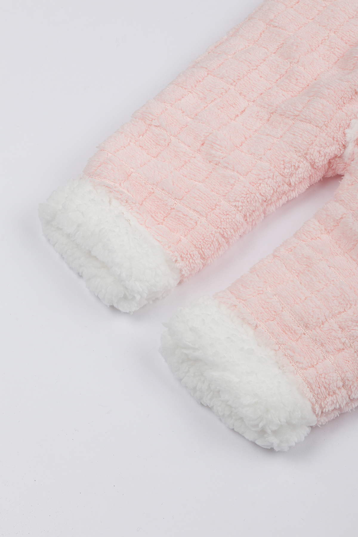 Lui Baby Polarlı Kapüşonlu Welsoft Tavşan Kulaklı Bebek Tulum fotoğrafı 6 (önizleme)