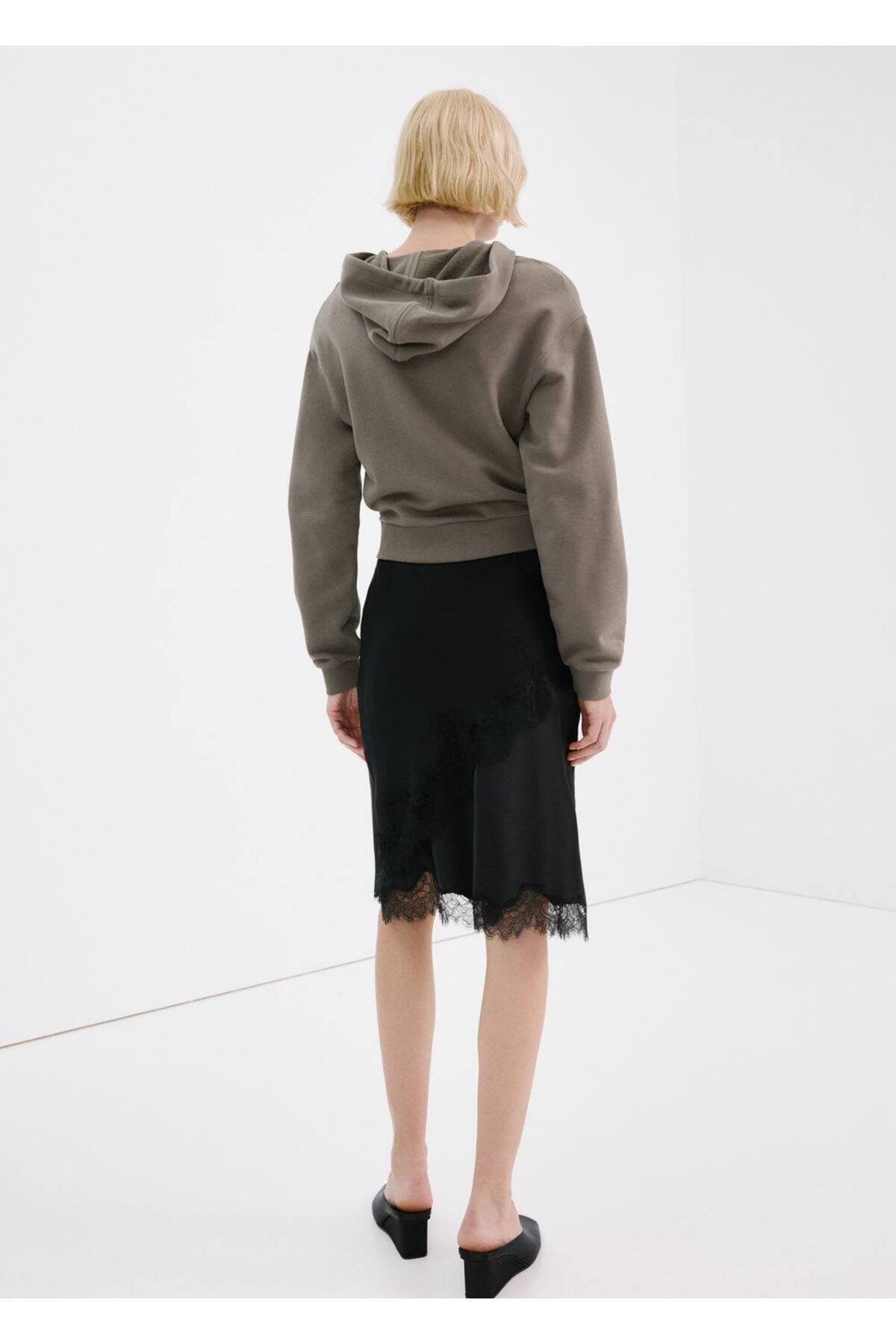 MANGO  Kapüşonlu sweatshirt - Görsel 4