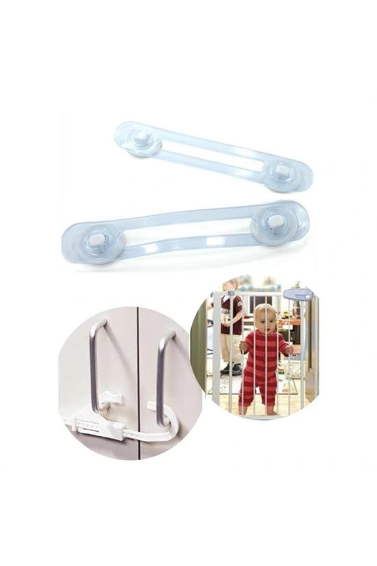 shopwave KRM Bebek ve Çocuklar İçin Dolap Çekmece Emniyet Güvenlik Kilidi (5047) KRM fotoğrafı 5 (önizleme)