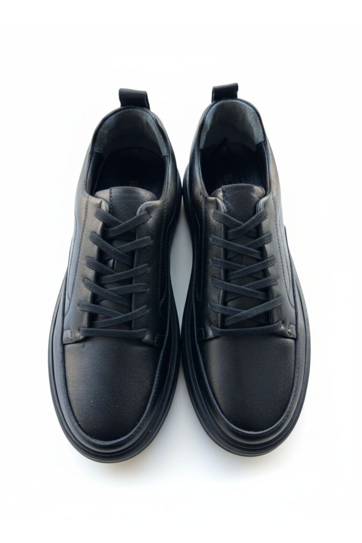 pololiza  %100 Hakiki Deri-Full Ortopedik Yüksek Taban Günlük-Nefes Alan Anatomik Yürüyüş Ayakkabısı-Rahat - Görsel 7