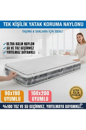 erfa plastik ambalaj 1984'den beri Tek Kişilik Yatak Baza Koruma Naylonu 90x1...