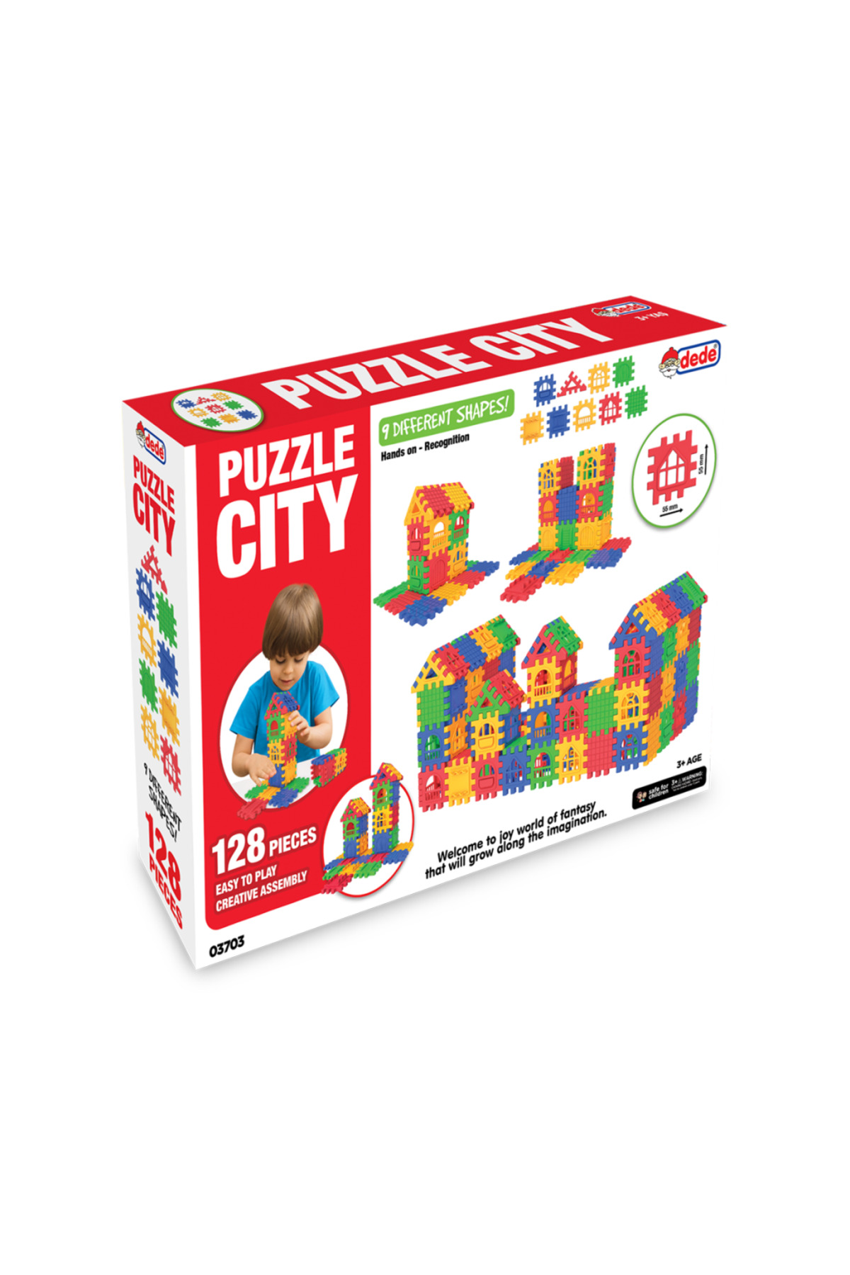 NW NessiWorld 03703 Puzzle City 128 Parça fotoğrafı 2 (önizleme)
