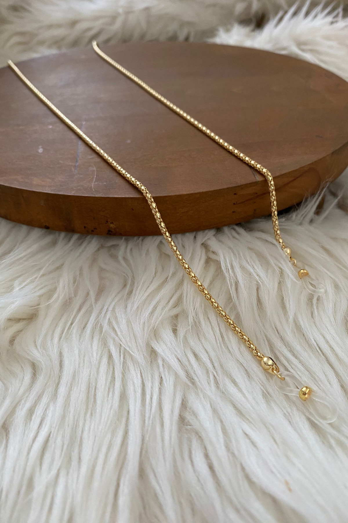 Gold Color Flat Glasses Chain Sunglasses Chain Glasses Rope Strap Accessory