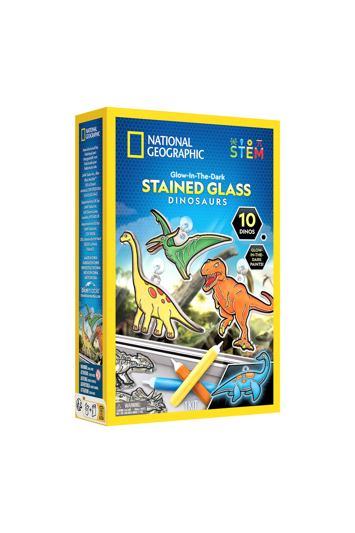 دایناسورهای شیشه‌رنگی شب‌تاب