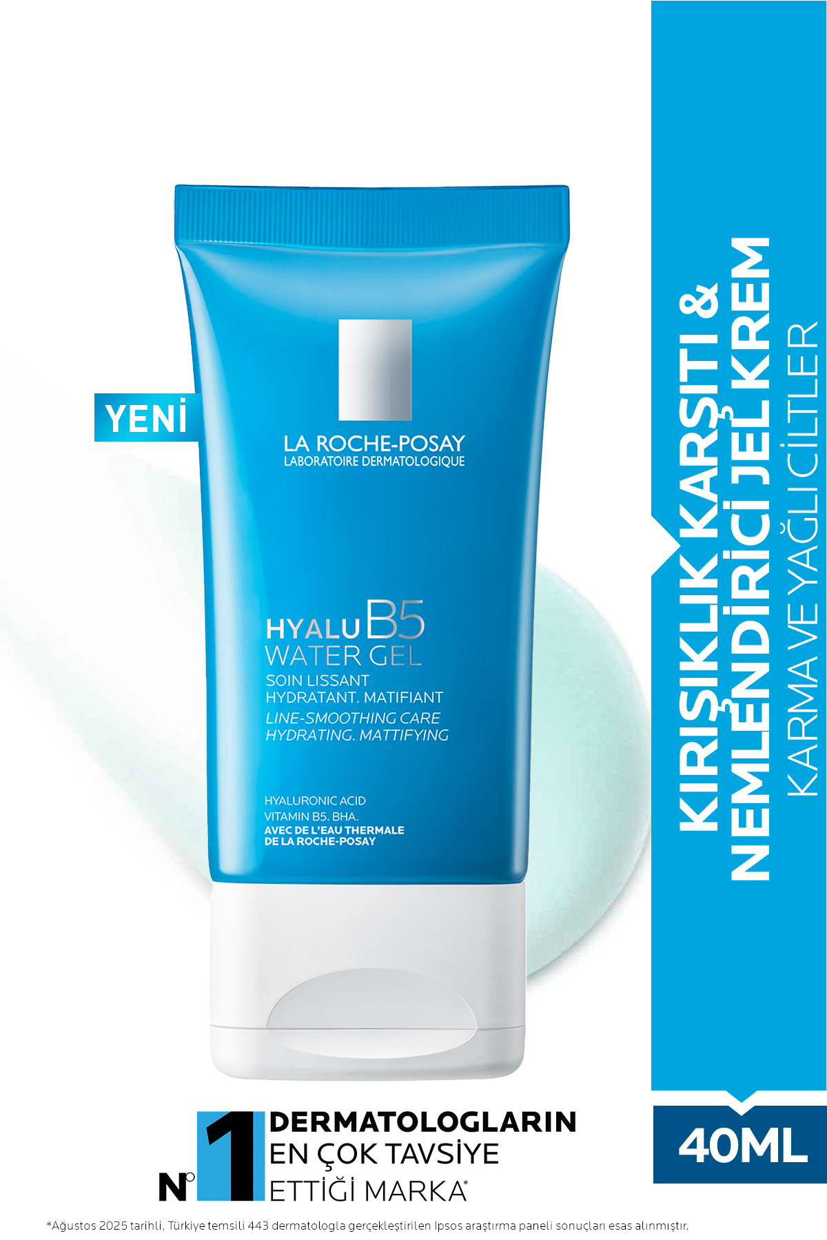 La Roche Posay Hyalu B5 Karma ve Yağlı Ciltler için Kırışıklık Karşıtı Nemlendirici Jel Krem 40ml - Fiyatı, Yorumları