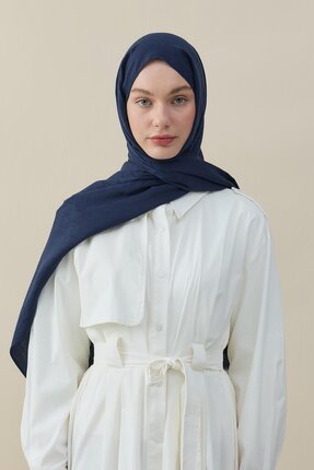 diorel CK Kaşmir İpek Şal Lacivert