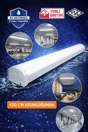 Teletek LED Etanj 36 W Apartman Balkon Tavan Lambası Su Geçirmez Güçlü Beyaz ...