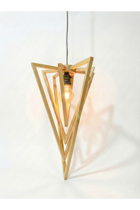 Tapo Design Serra Ahşap Avize | Yatak Odası Masif Avize | Yemek Masası Aydınl...