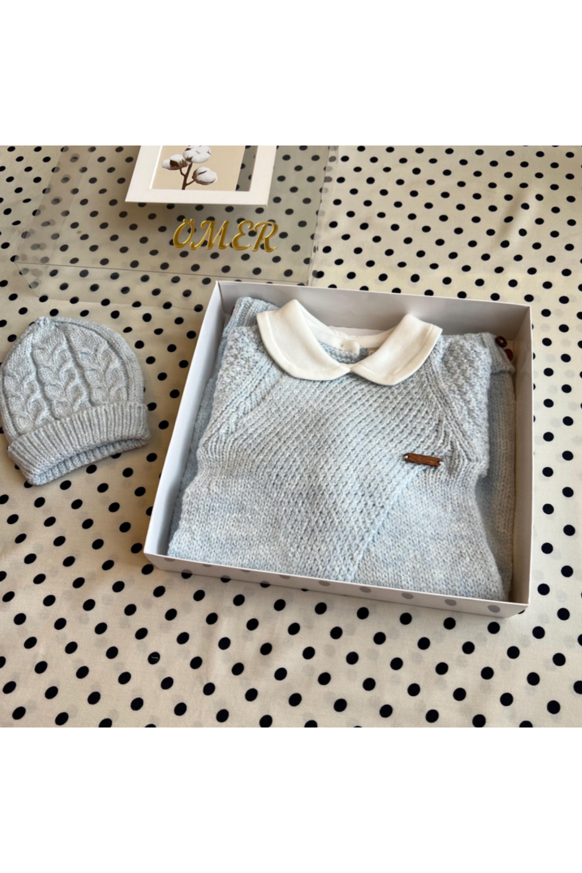 Nipperland Kışlık yenidoğan tulum erkek | Kışlık erkek mavi erkek tulum | Kışlık Erkek Şapkalı Yeni doğan Tulum fotoğrafı 2 (önizleme)