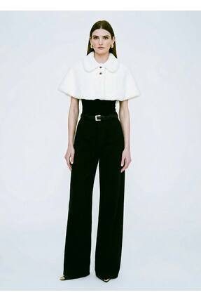 SEVDRUS Kadın Suni Kürk Yakalık Astarlı